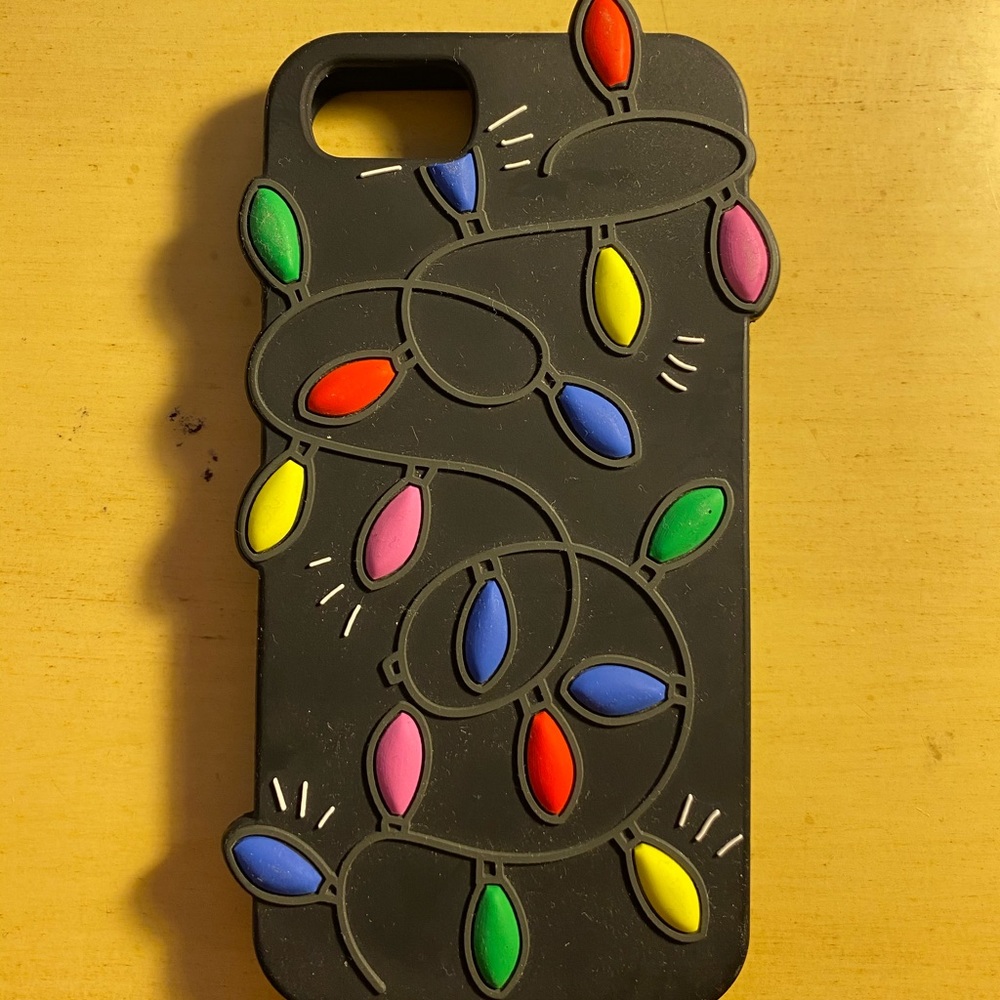 Christmas lights iPhone 7 phone case